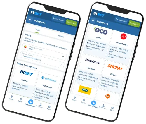 Comment je gère mon argent sur 1xBet : dépôts et retraits au Bénin